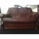 Valódi Bőr Parma 3+1+1 ülőgarnitúra ágyazható kivitelben