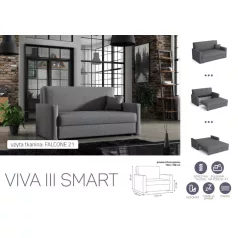 VIVA SMART III. előre nyíló rugós kanapé Falcone 21