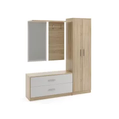 Carla Előszobagarnitúra sonoma tölgy színben