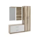 Carla Előszobagarnitúra country szürke színben