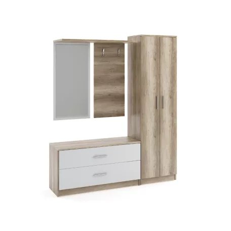 Carla Előszobagarnitúra country szürke színben