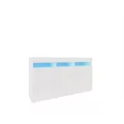 IZUMI magasfényű fehér/ fehér komód, 140 WH