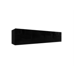 IZUMI 44 BL magasfényű fekete/ fekete TV szekrény 175 cm