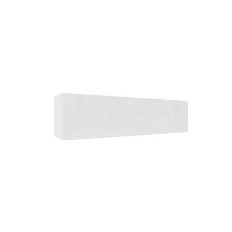 IZUMI 33 WH magasfényű fehér/fehér polcos szekrény 140 cm