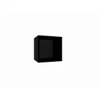 IZUMI 10 BL fekete nyitott fali polc 35 cm