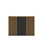 NAIROBI 3F komód Fekete/Artisan