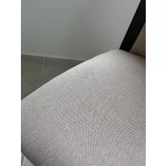 Nilo V étkezőszék dió váz - homok színű szövet