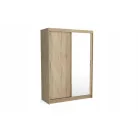 Rico 150 cm tolóajtós gardróbszekrény sonoma színben