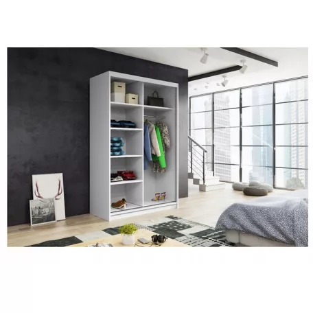 Rico 150 cm tolóajtós gardróbszekrény sonoma színben