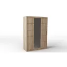 Rico 150 cm 4 fiókos, tolóajtós gardróbszekrény sonoma színben