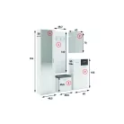 Justus 4 Előszobai fogas