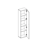 Justus 6 Előszobai szekrény