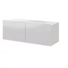 SOLID magasfényű fehér RTV asztal