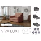 VIVA LUX I. előre nyíló fotelágy Look 16 színben