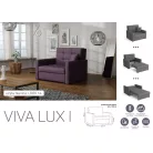 VIVA LUX I. előre nyíló fotelágy Look 14 színben