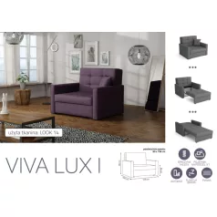 VIVA LUX I. előre nyíló fotelágy Look 14 színben