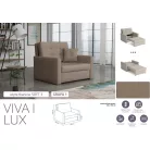 VIVA LUX I. előre nyíló fotelágy Soft 3 színben