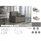 VIVA LUX I. előre nyíló fotelágy Soft 20 színben