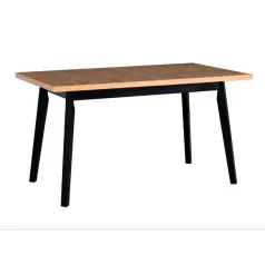 Oslo 5 bővíthető  étkezőasztal grandson tölgy/fekete