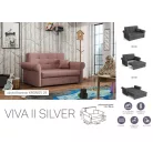 VIVA SILVER II. előre nyíló rugós kanapékronos 26 színben