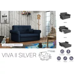   VIVA SILVER II. előre nyíló rugós kanapékronos 9 színben