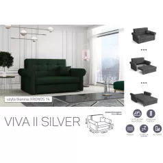   VIVA SILVER II. előre nyíló rugós kanapékronos 14 színben
