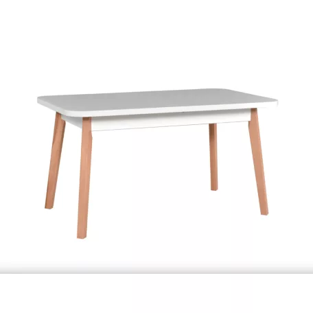 Oslo 6 étkezőasztal bővíthető sonoma/fehér színben