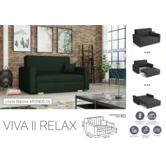 VIVA Relax II. előre nyíló fotel Kronos 14 színben