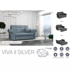   VIVA SILVER II. előre nyíló rugós kanapé Mono 239 színben