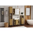 Adel magas fürdőszobai szekrény artisan színben