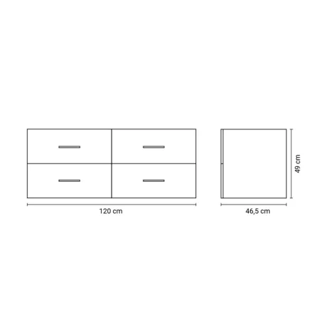 Positivo 4S mosdósszekrény tégla