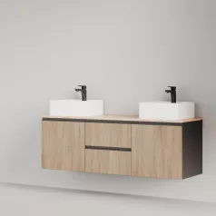 Positivo 12F2SY mosdósszekrény sonoma