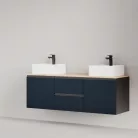 Positivo 12F2SY mosdósszekrény tengerészkék