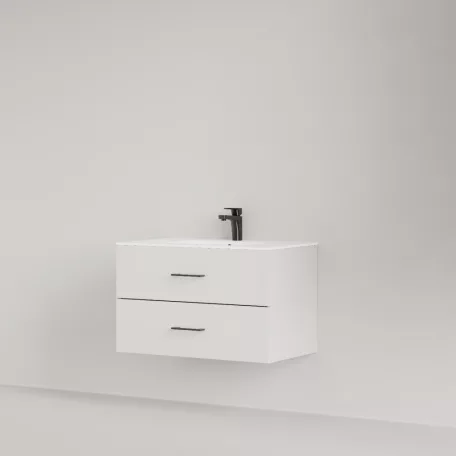 Positivo 2S 80-as mosdósszekrény fehér