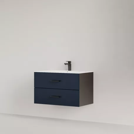 Positivo 2S 80-as mosdósszekrény tengerészkék