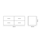 Positivo 4S mosdósszekrény fehér