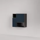 Positivo 2F2P fürdőszobai felső szekrény tengerészkék