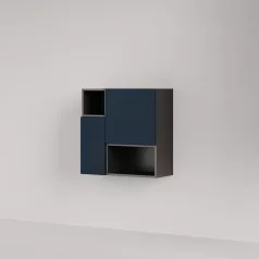 Positivo 2F2P fürdőszobai felső szekrény tengerészkék