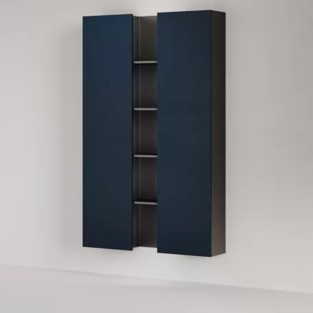 Positivo  2D1R fürdőszobai szekrény tengerészkék