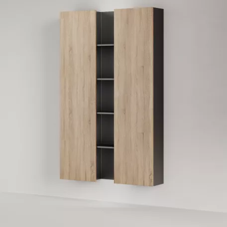 Positivo  2D1R fürdőszobai szekrény sonoma