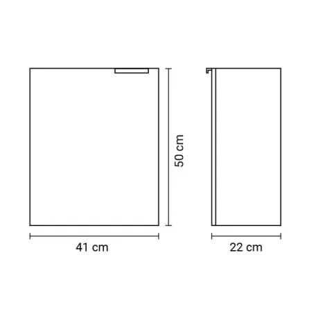 Positivo 1FT SMALL fürdőszobai alsó szekrény fehér