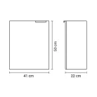 Positivo 1FT SMALL fürdőszobai alsó szekrény artisan