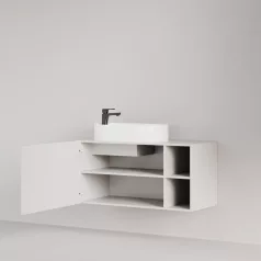 Positivo 1F2P fürdőszobai alsó szekrény fehér