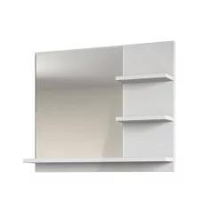 Laurine fürdőszobai tükör fehér színben