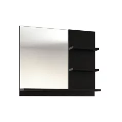 Laurine fürdőszobai tükör fekete színben