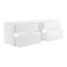 Magdalena fürdőszobai szekrény fehér színben