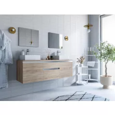 Jimena fürdőszobai szekrény sonoma színben