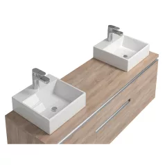 Jimena fürdőszobai szekrény sonoma színben