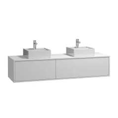 Isaurie fürdőszobai szekrény fehér színben