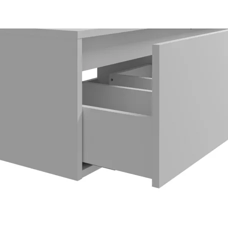 Isaurie fürdőszobai szekrény fehér színben